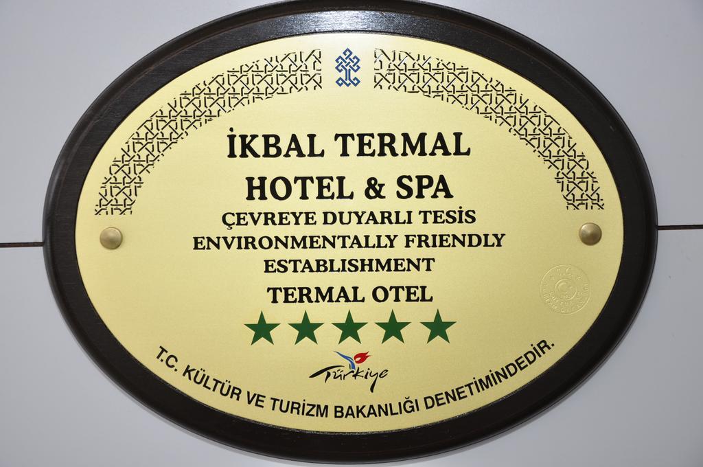 Ikbal Thermal Hotel & Spa Afyon Afyonkarahisar Extérieur photo